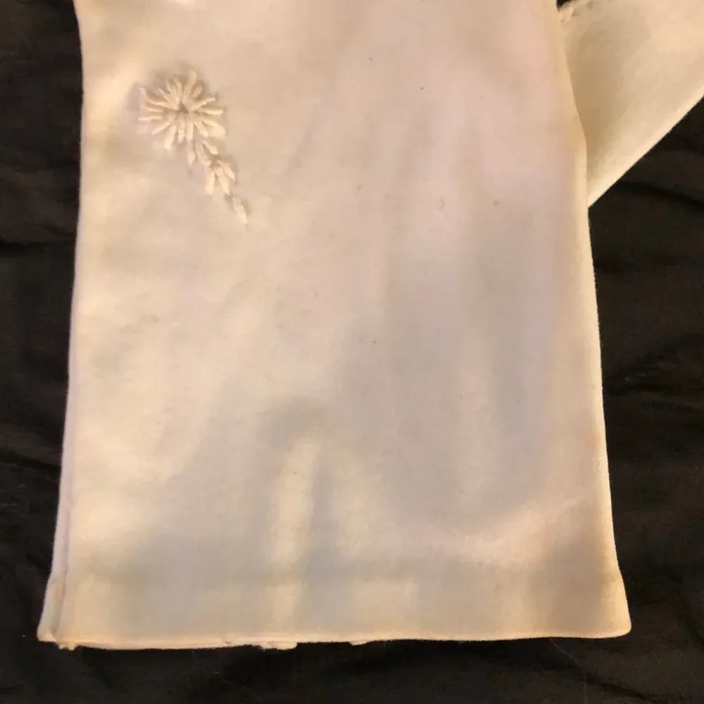 Vintage Gant Madeleine White Ladies Gloves Small